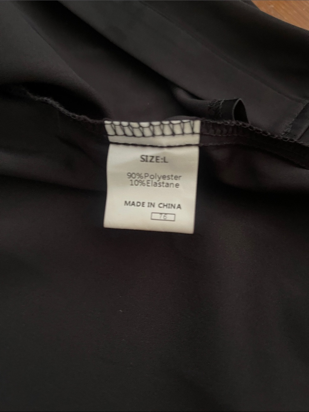 NWOT - Black Sequin-Accent Long Button up Dress or Shirt - Picture 2 of 4